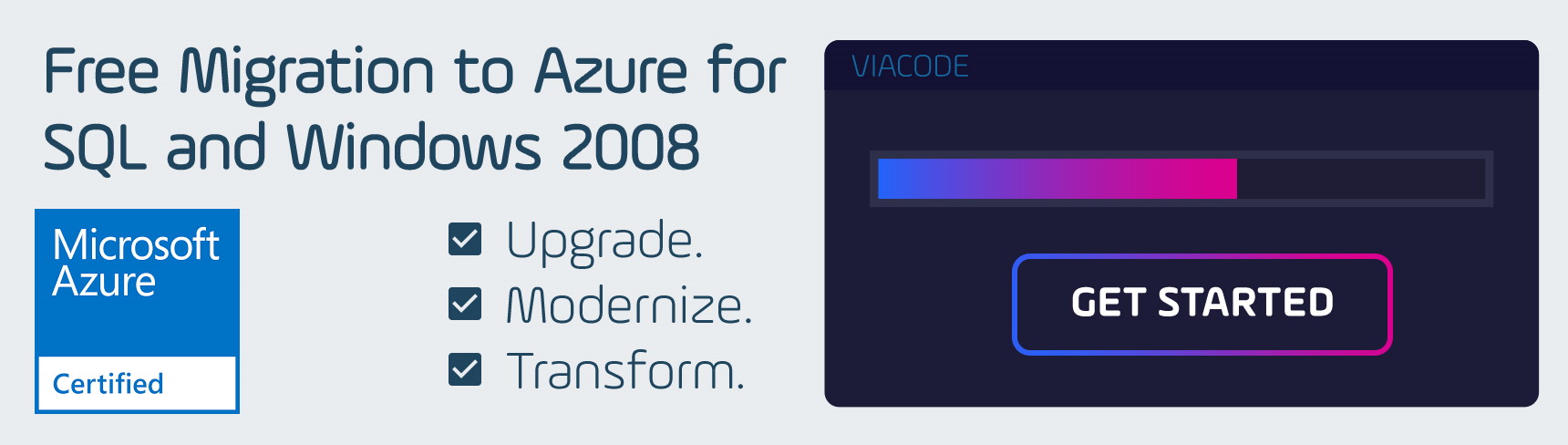 Free migration to Azure for SQL Server 2008 and Windows Server 2008.
