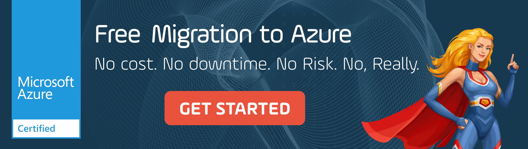 Free cloud migration offer banner